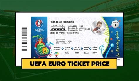 Uefa euro cup tickets
