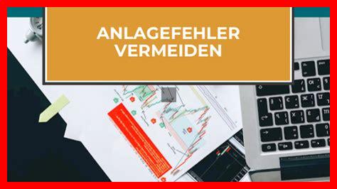 Was sind die häufigsten Fehler bei Investitionen 2024?