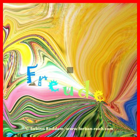 Gibt es spezielle Farben die Freude hervorrufen